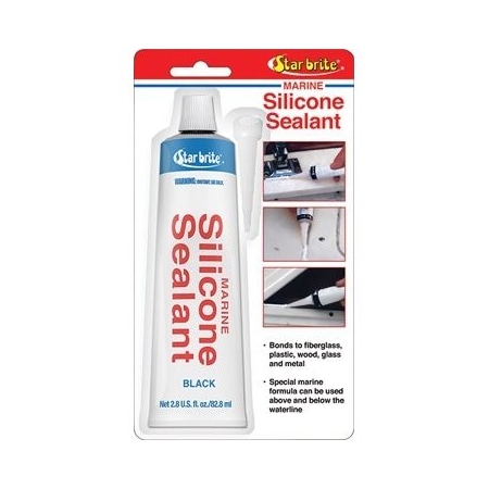 Star Brite 3 Oz Blk Silicone, No 82103 82103